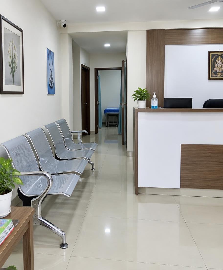 CCTV coverage in a hospital / clinic setting