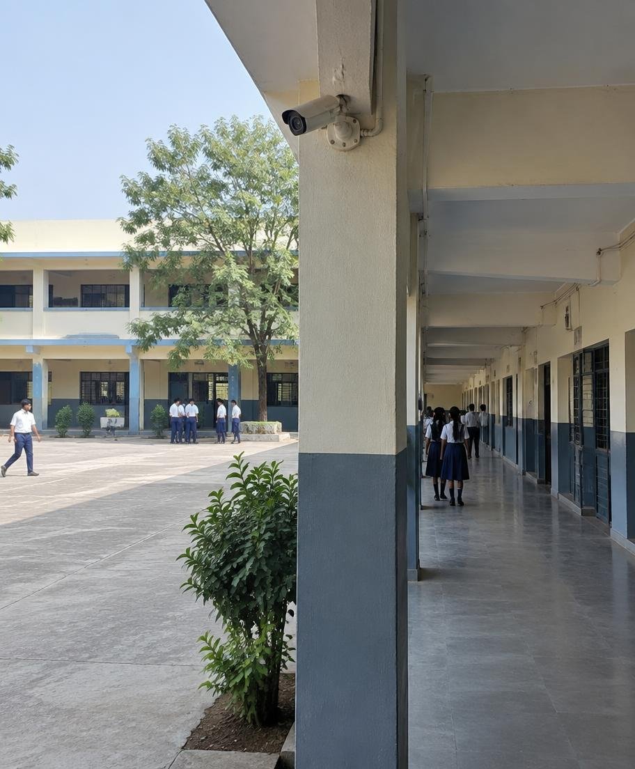 CCTV coverage in a school setting